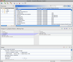 SmartGit project window on Mac OS X